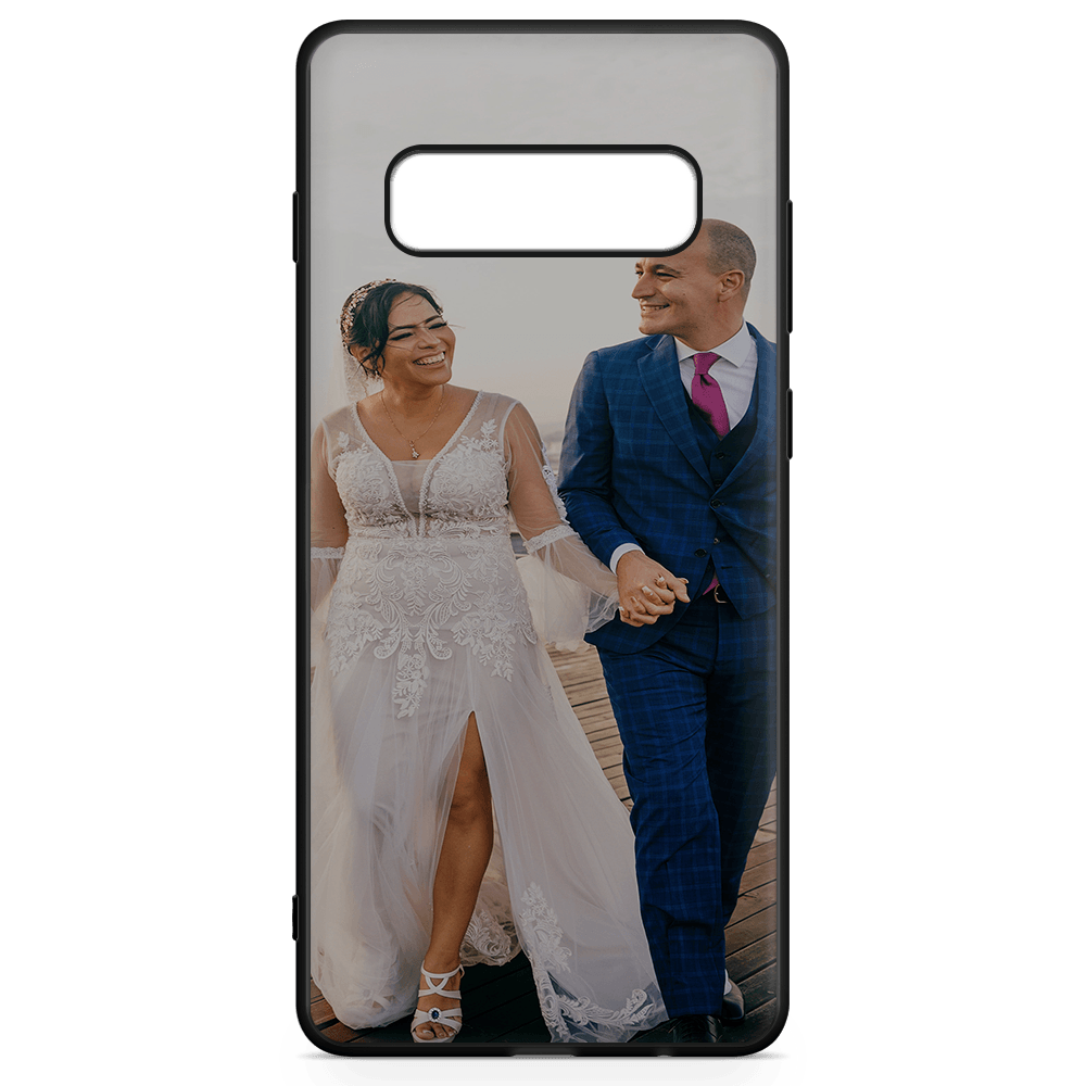 Samsung S10 Plus Custom Case - Black Bumper